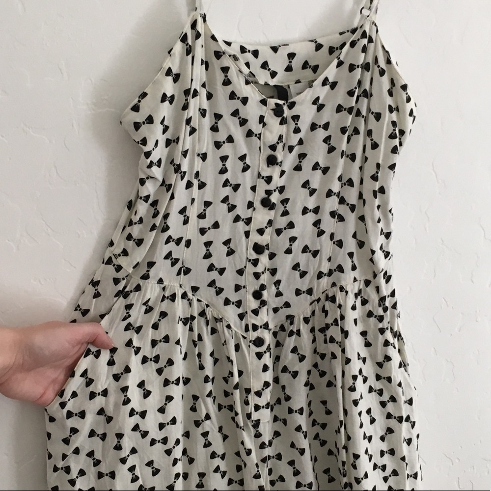 Button Down Bow Dress